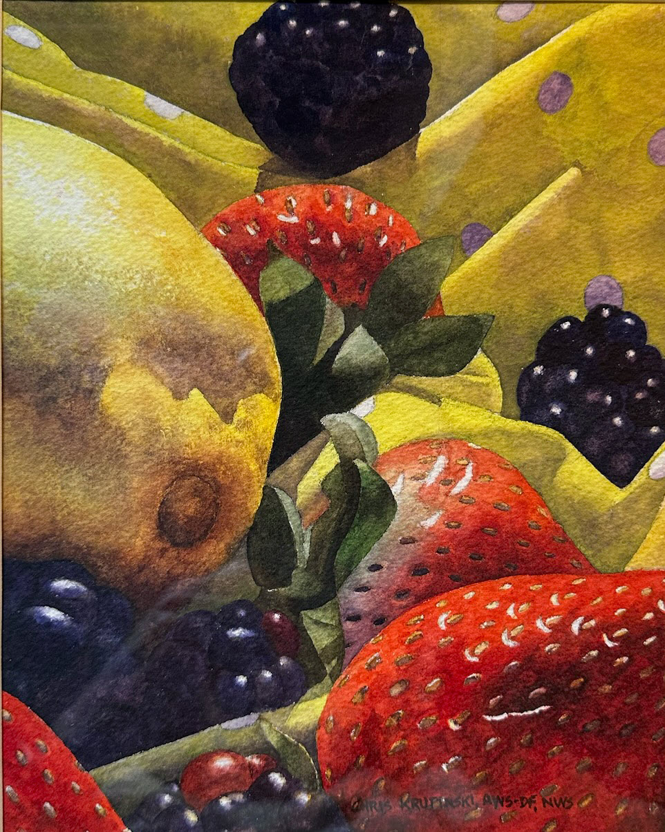 Fruit Punch, a transparent watercolor painting by Chris Krupinski